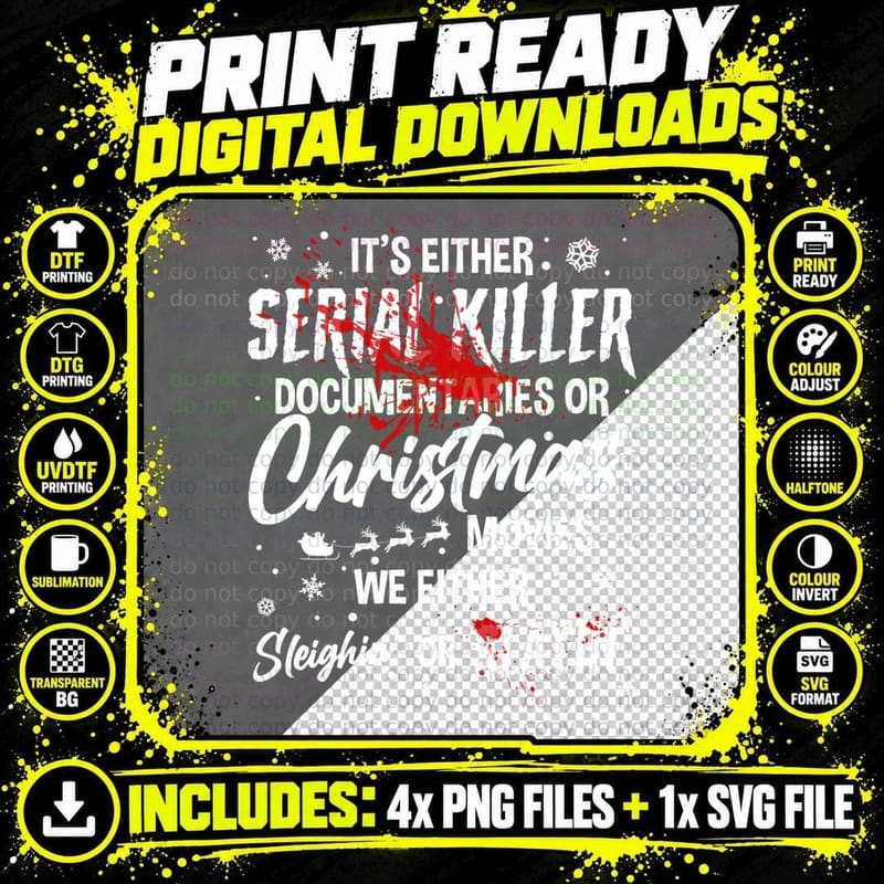 Horror Movie Blood Splatter T-Shirt, Halloween Costume Png SVG Digital Bundle