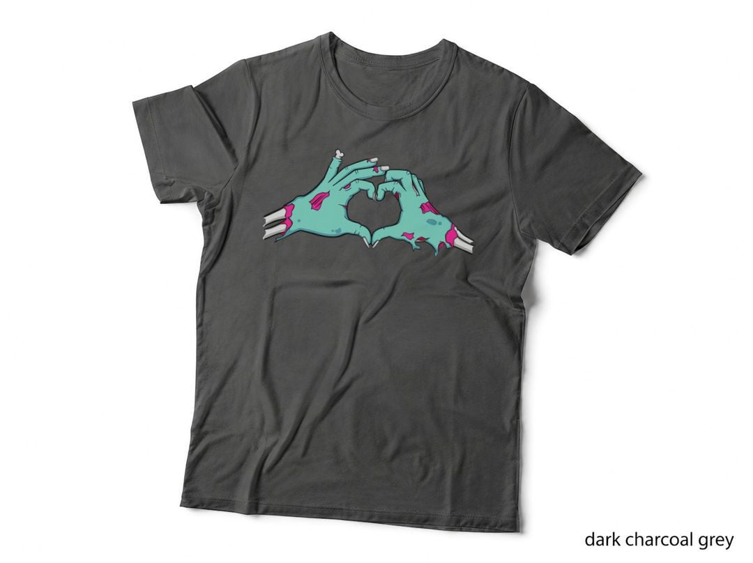 I Love Zombies T-Shirt Funny Horror Party Mens Gift