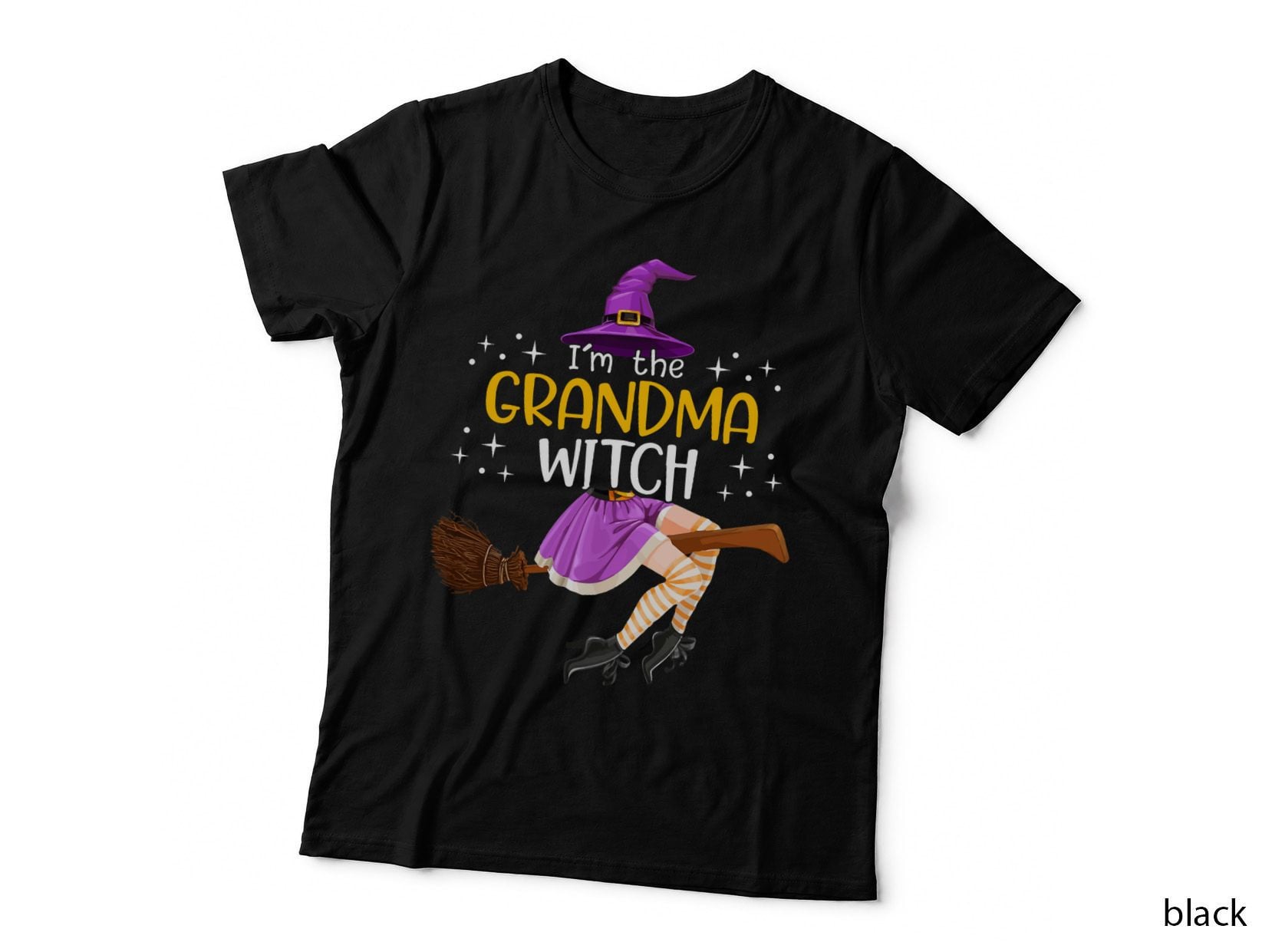 I'm the Grandma Witch Funny Halloween Matching Group Costume T-Shirt