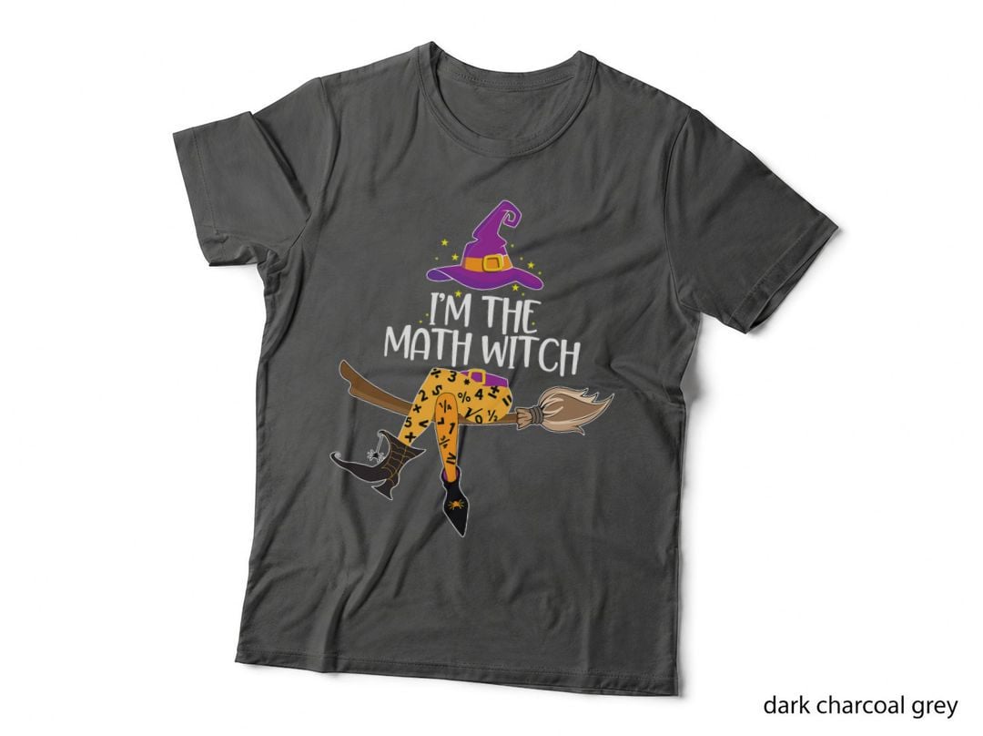 I'm the Math Witch Shirt Halloween Matching Group Costume T-Shirt
