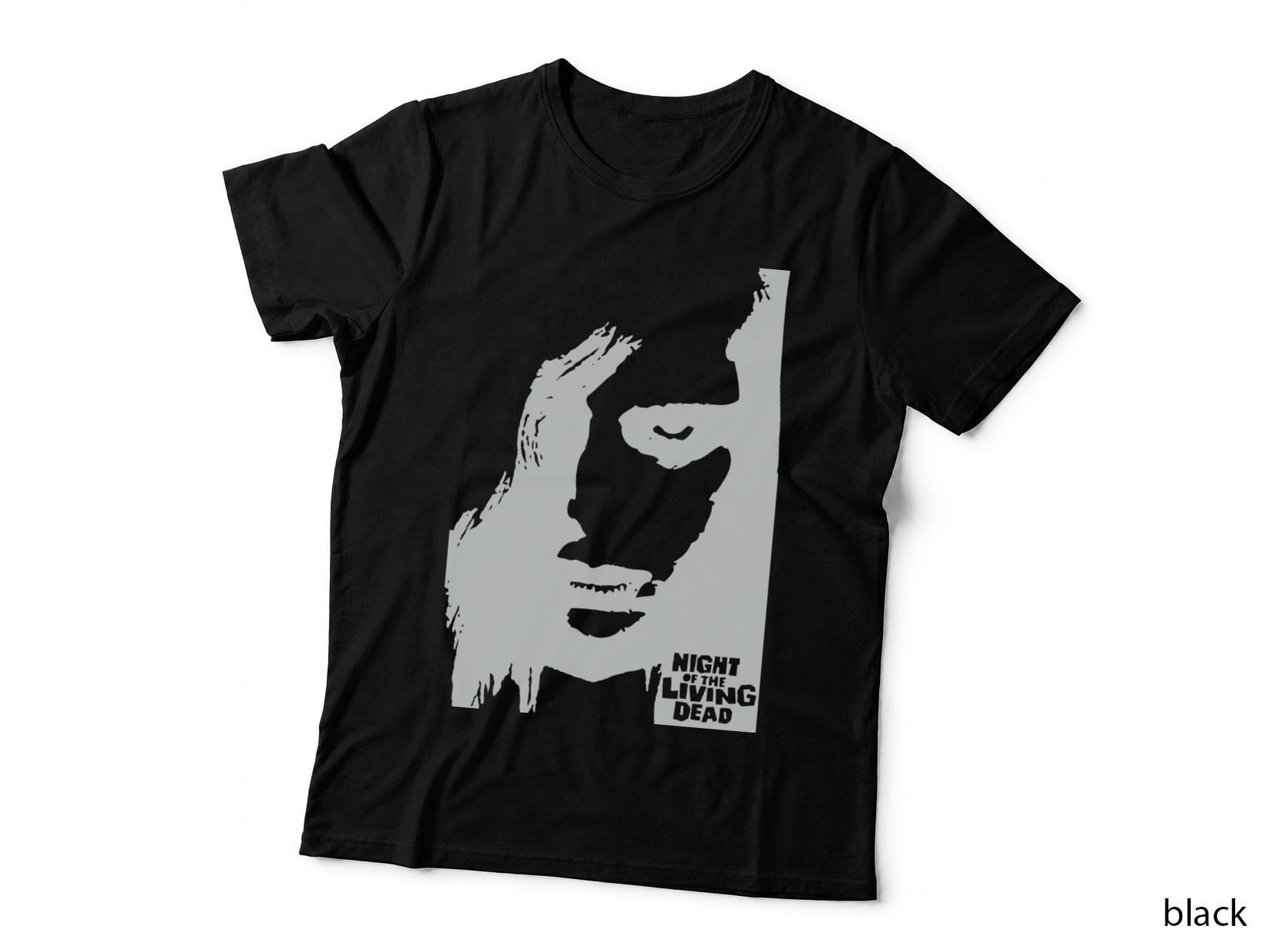 Night of the Living Dead T-Shirt, Minimalist Horror Design