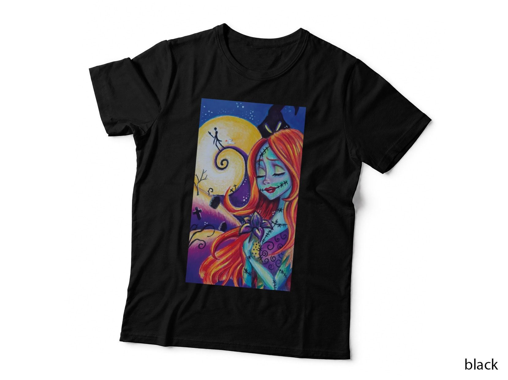 Sally Halloween T-Shirt, Gothic Horror Theme, Halloween Costume Apparel