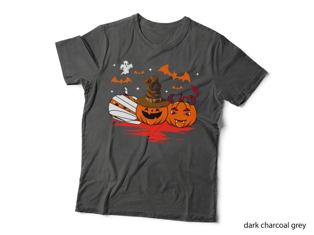 Scary Pumpkin T-Shirt, Halloween Costume, Spooky Halloween Print