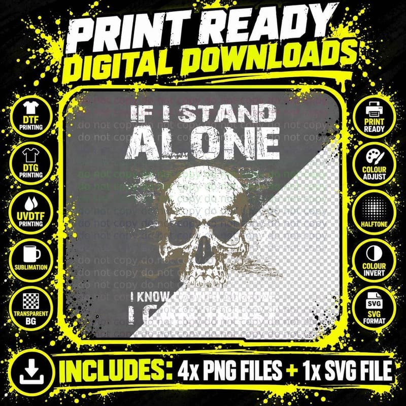 Skull and Crossbones T-Shirt, Gothic Style Png SVG Digital Bundle