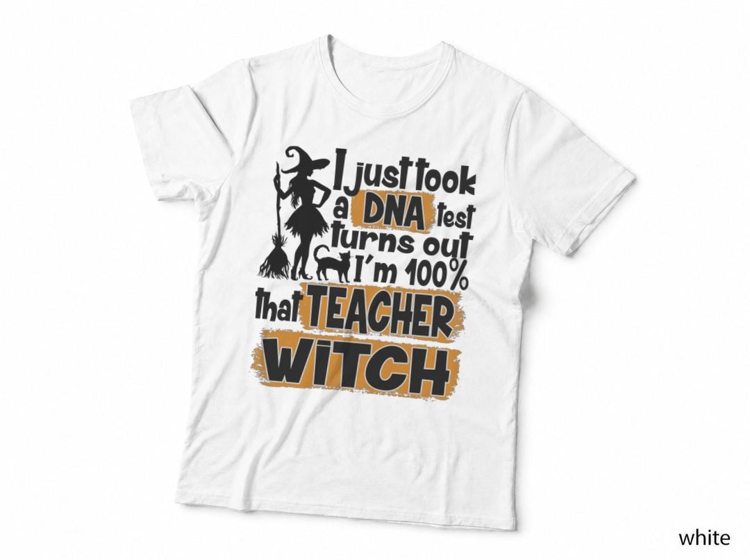 Teacher Witch T-Shirt, Halloween Humor, Teacher Gift