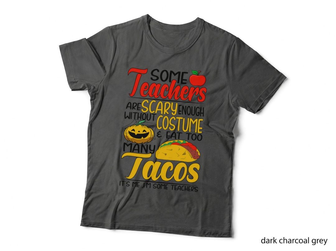 Teacher Without Costume T-Shirt, Halloween Humor, Funny Sarcasm