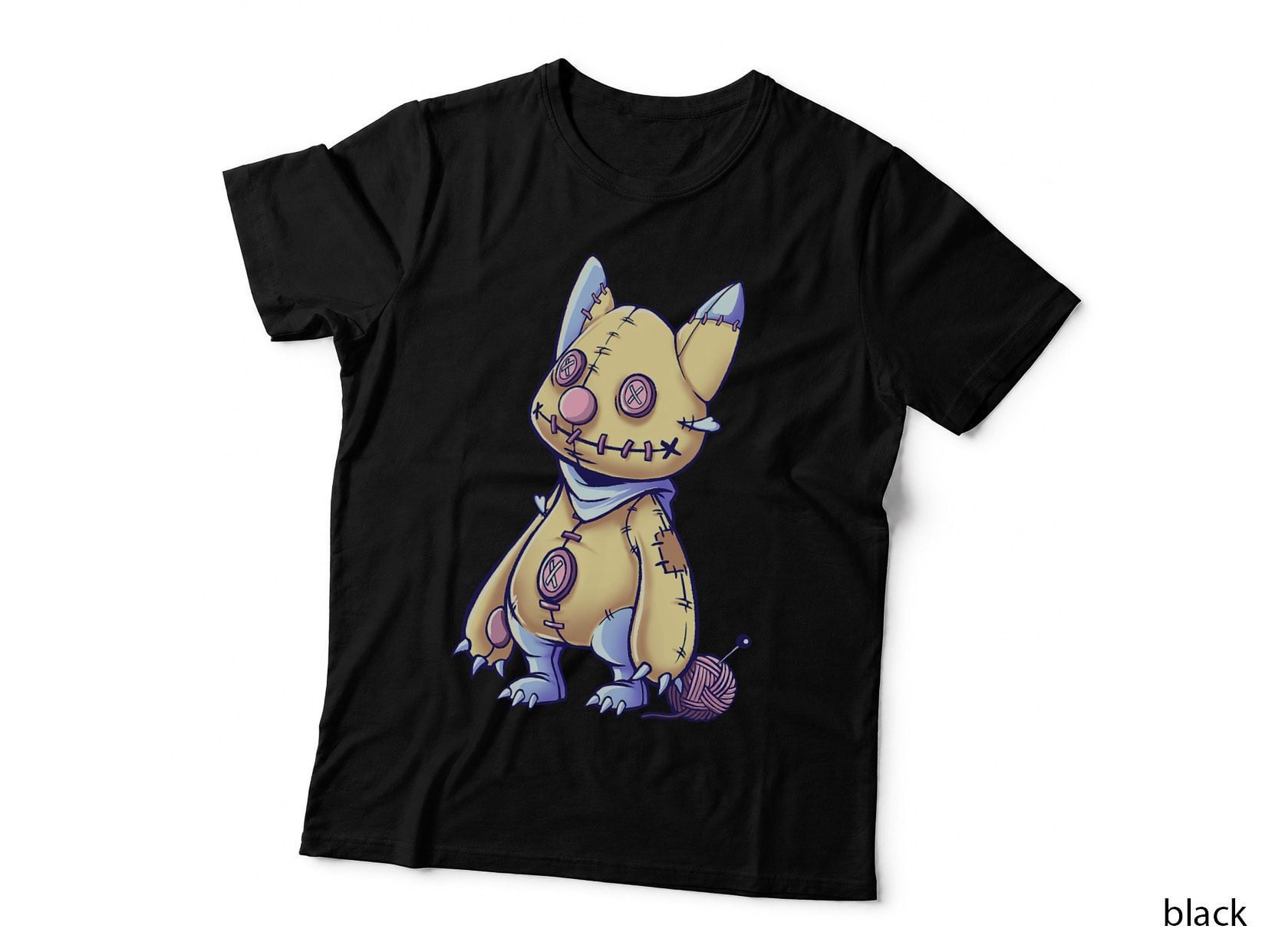Voodoo Doll Pastel Goth Halloween Lover Witchcraft Occult T-Shirt