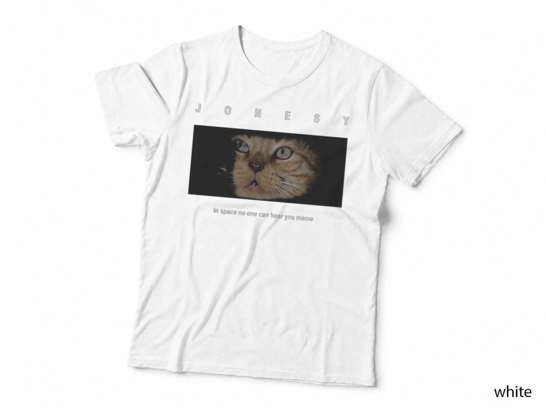 Alien 1979 Retro Movie Cat Jonesy T-Shirt, Sci-Fi Horror Fan