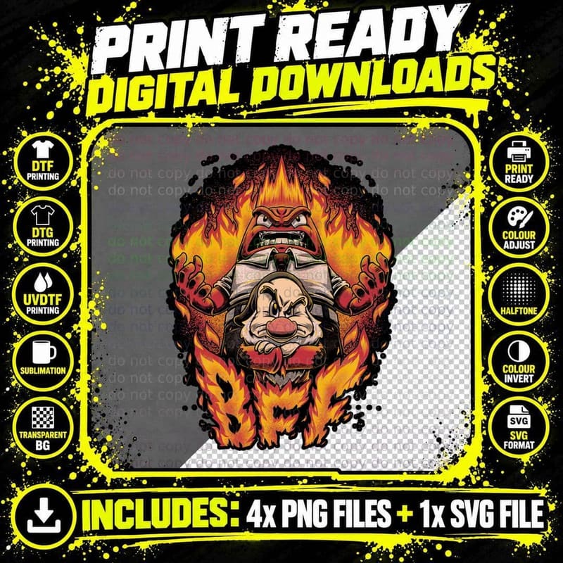 Angry Friends Parody T-Shirt, Retro 80s Horror Tee Png SVG Digital Bundle