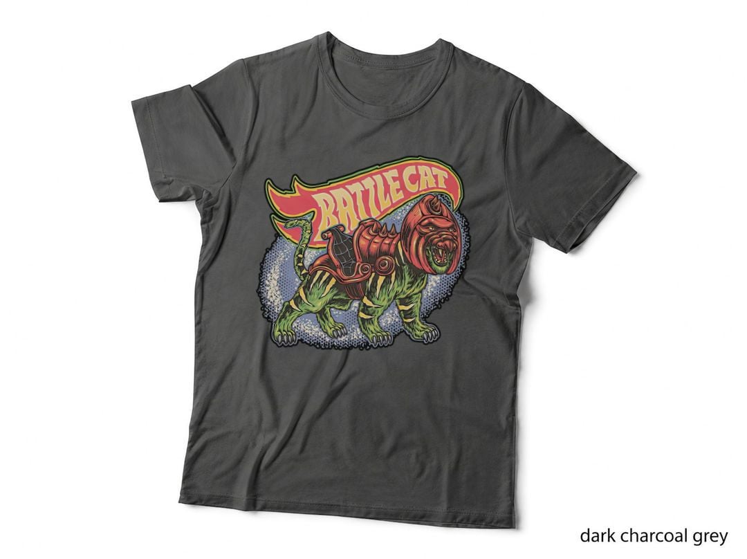 Battle Cat T-Shirt, Retro Sci-Fi Horror Tee, Gift for Comic Book Fans