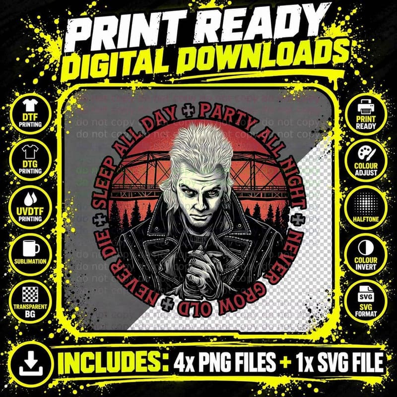 Billy Mays T-Shirt, Retro 80s Horror Tee Png SVG Digital Bundle