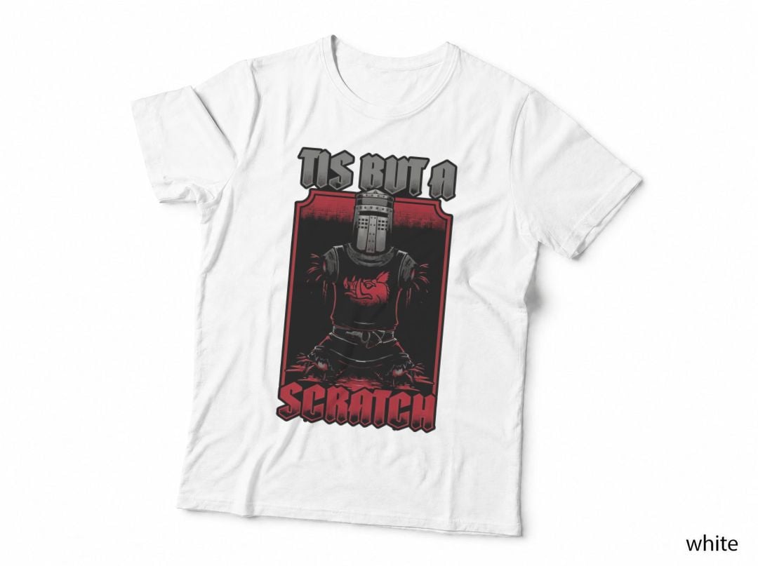 Black Knight T-Shirt, Retro 80s Horror Tee, Gift for Movie Buffs