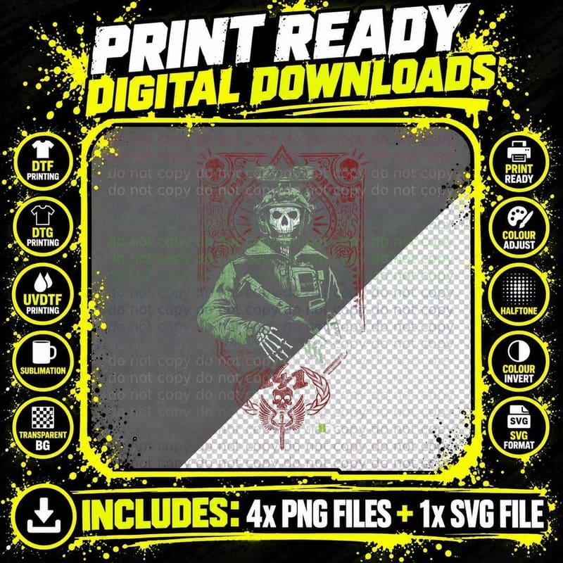 Call of Duty Modern Warfare 2 Ghost Playing Card Png SVG Digital Bundle
