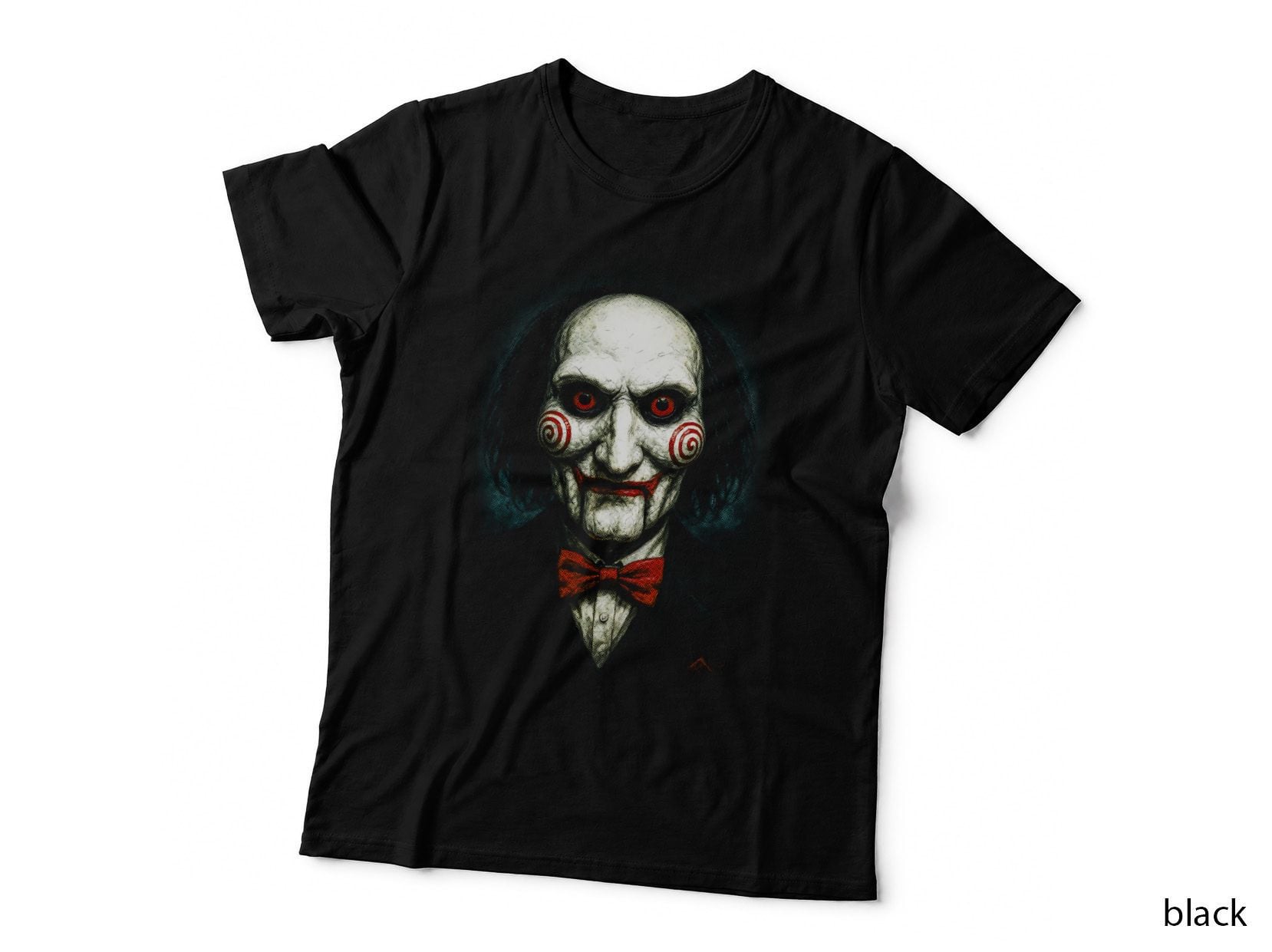 Chilling Jigsaw Portrait T-Shirt, Horror Art Print, Halloween Costume