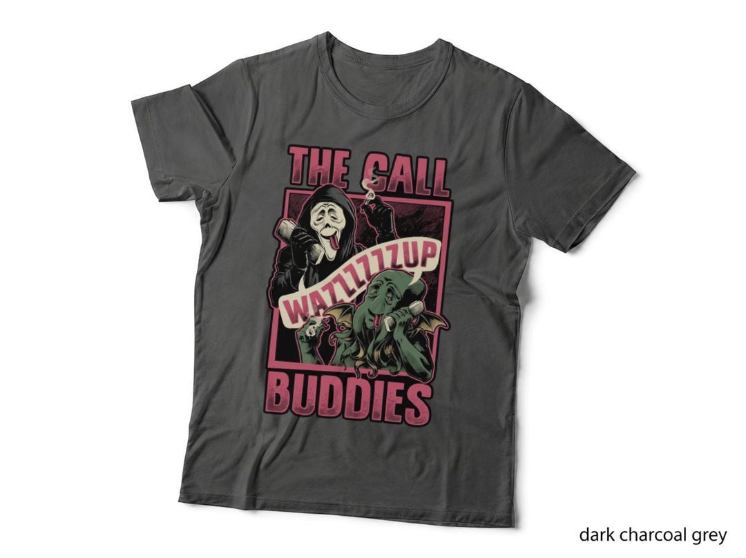 Cthulhu Call Buddies T-Shirt, Horror Parody Tee, Gift for Horror Fans