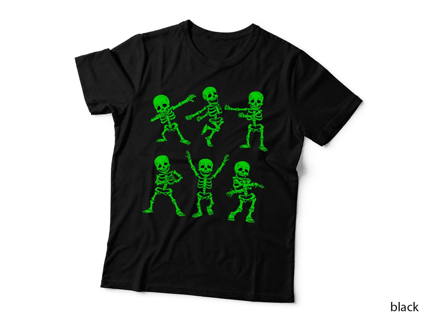 Dancing Skeletons Dance Challenge Girl Boys Kids Halloween T-Shirt