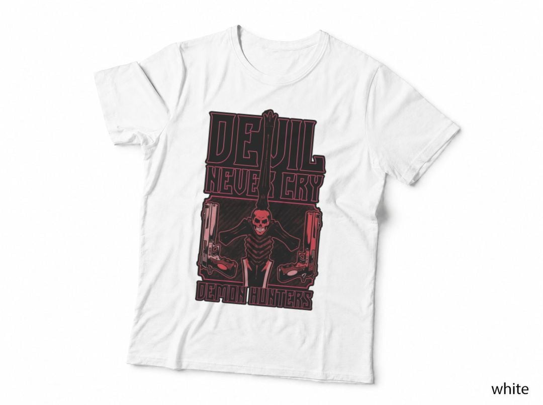 Devil Hunter T-Shirt, Retro Horror Tee, Gift for Horror Fans 2