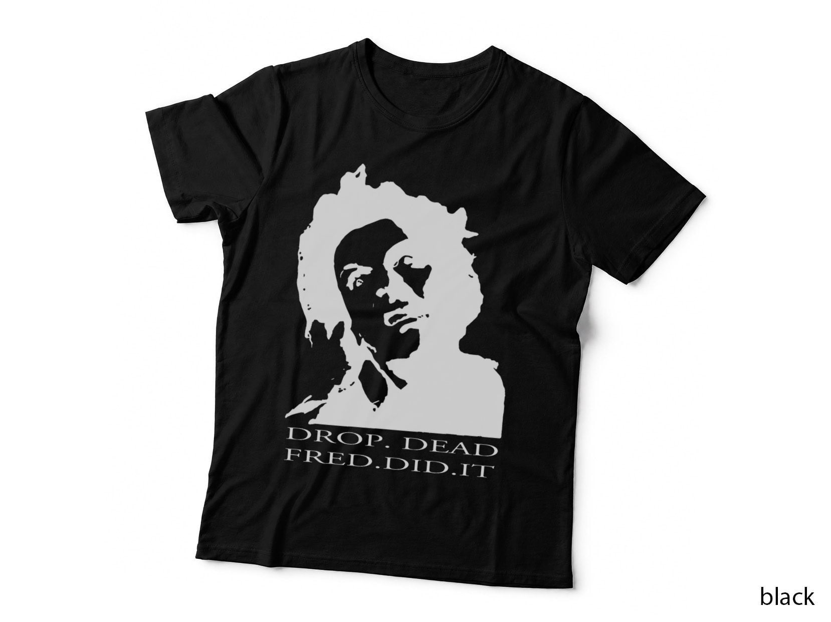 Drop Dead Fred T-Shirt, Retro Horror Style, Halloween Apparel