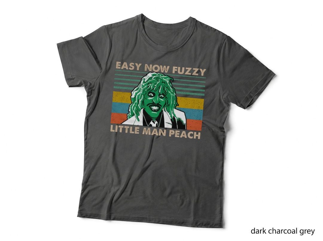 Easy Now Fuzzy Little Man Peach Halloween Gift Halloween T-Shirt