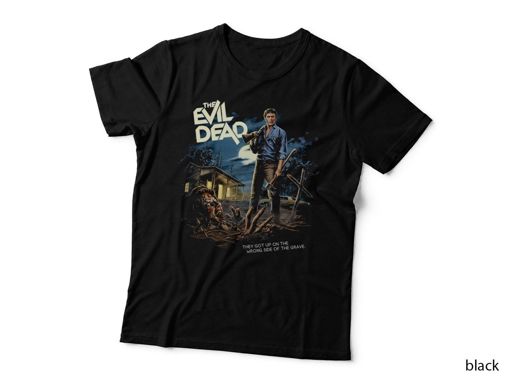 Evil Dead Horror Movie T-Shirt, Retro Horror Theme, Halloween Apparel