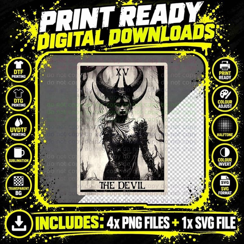 F0. NEW Batcheshalloweenhalloween-007Occult Dark Art Png SVG Digital Bundle
