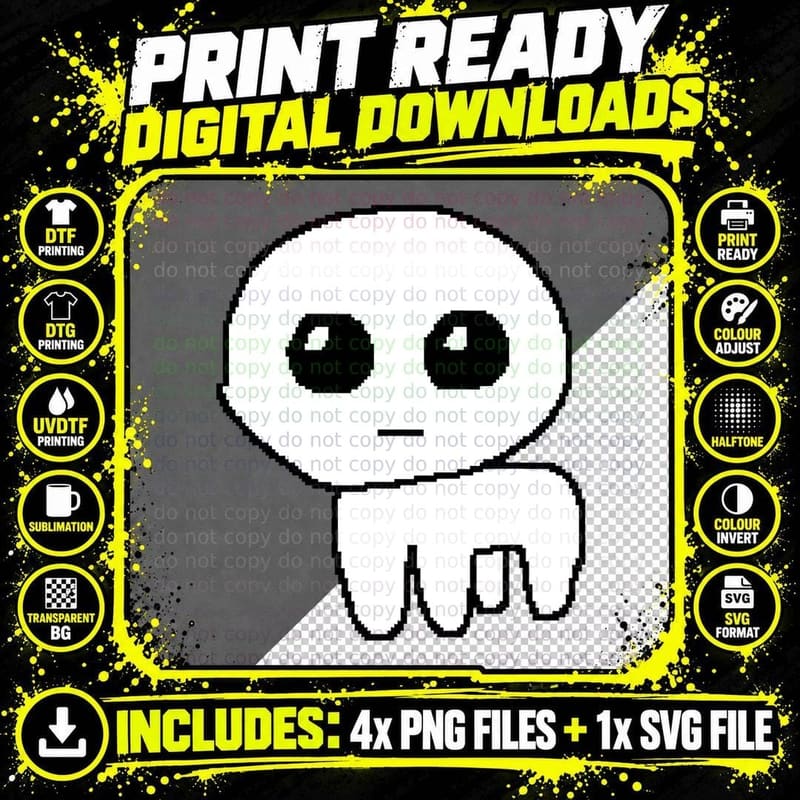 Ghostly Eyes T-Shirt, Halloween Horror, Spooky Apparel Png SVG Digital Bundle