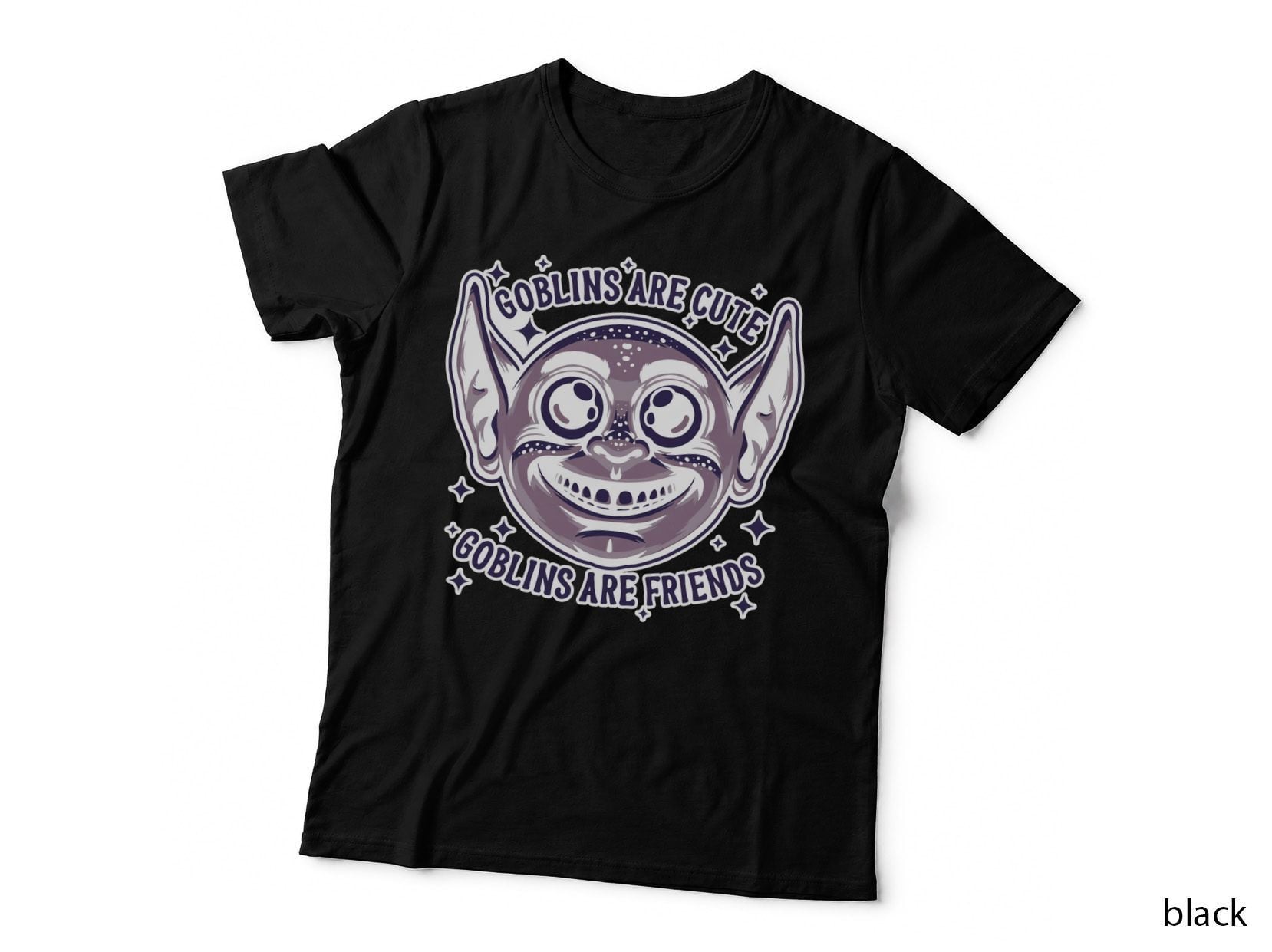 Goblins Are Cute T-Shirt, Retro Horror Tee, Gift for RPG Fans