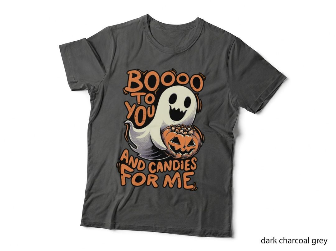 Halloween Cute Ghost Candies T-Shirt, Halloween Tee, Gift for Kids