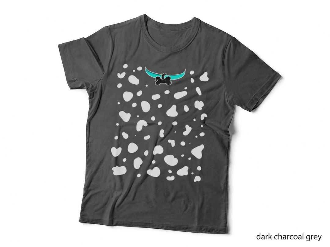 Halloween Dalmatian Costume T-Shirt, Funny DIY Pet Costume