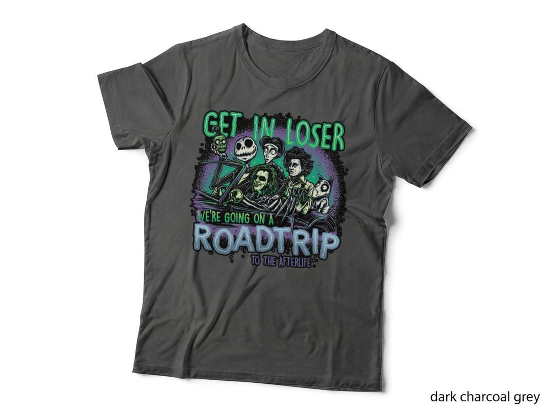 Halloween Horror Characters T-Shirt, Gothic Horror Tee, Gift for Horror Fans