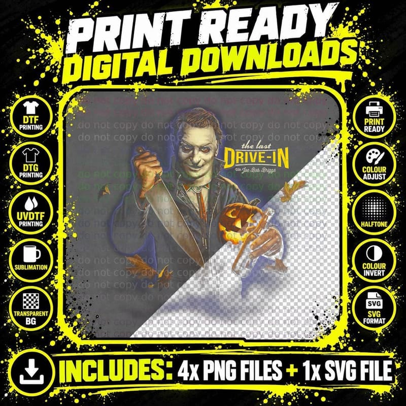 Halloween Horror Killer T-Shirt, Retro Slasher Movie Png SVG Digital Bundle