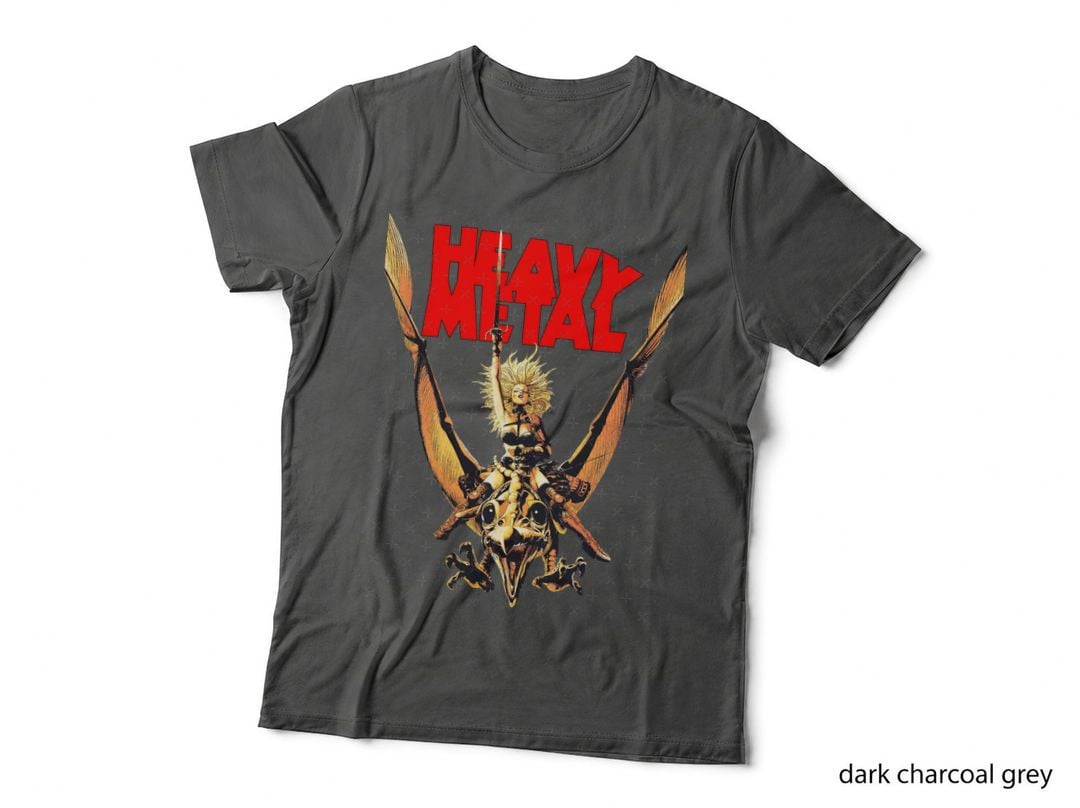 Heavy Metal T-Shirt, Retro Sci-Fi Horror, Gothic Aesthetic