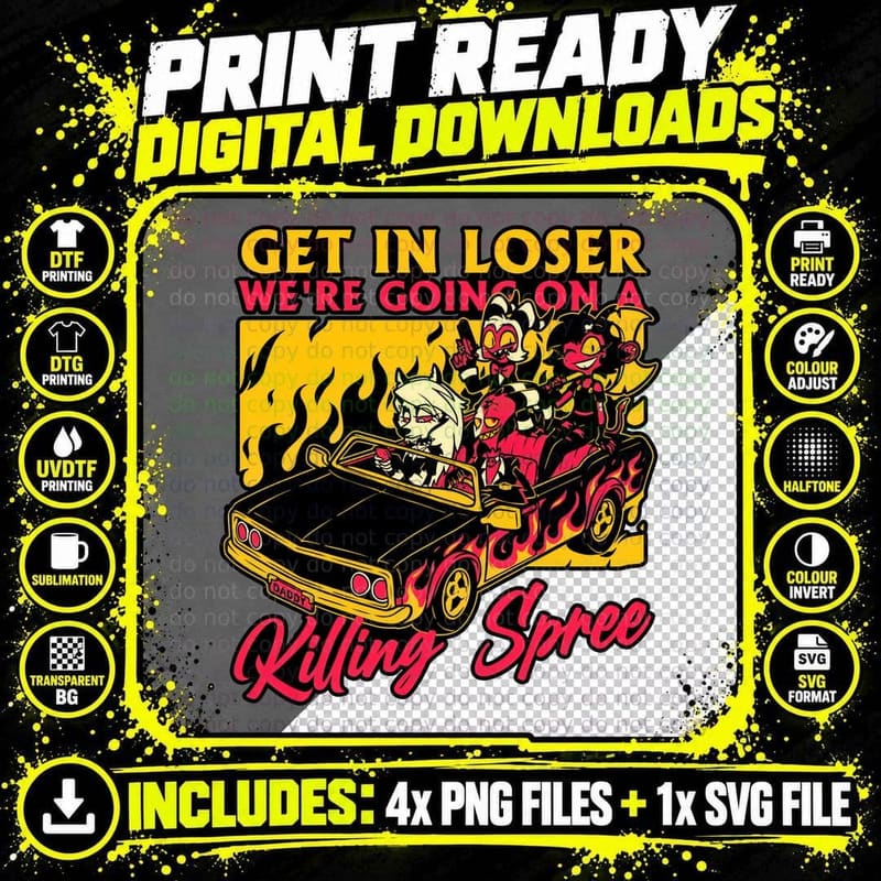 Hell Boss Crew T-Shirt, Retro 80s Horror Tee Png SVG Digital Bundle
