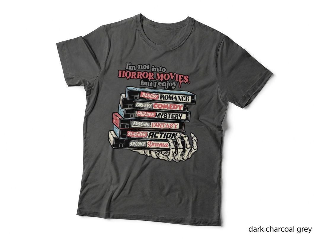 Horror Movie Lovers T-Shirt, Gothic Horror Aesthetic Tee, Gift for Horror Fans