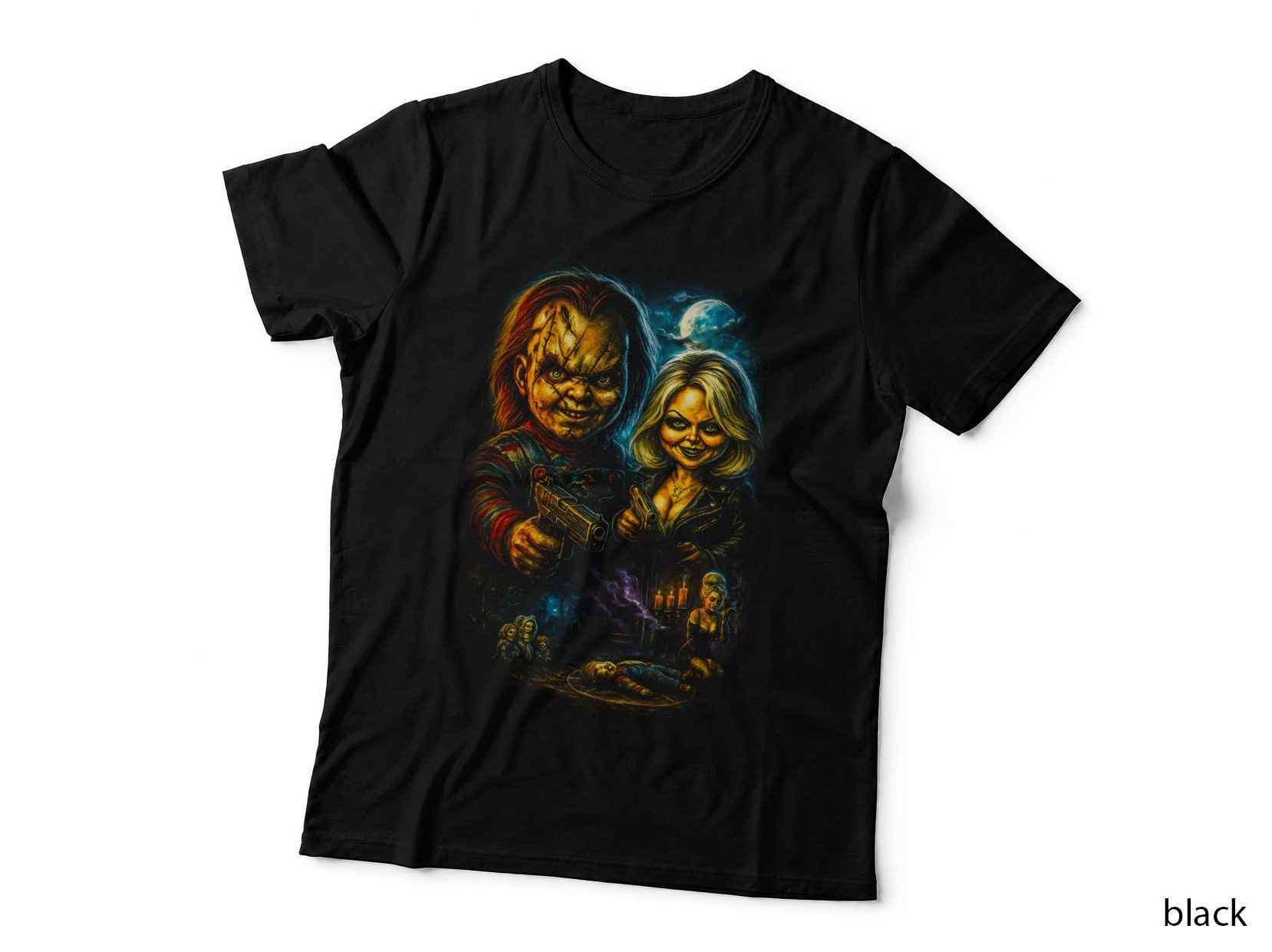 Horror Movie Villain Costume T-Shirt, Halloween Party Gift, Slasher Tee