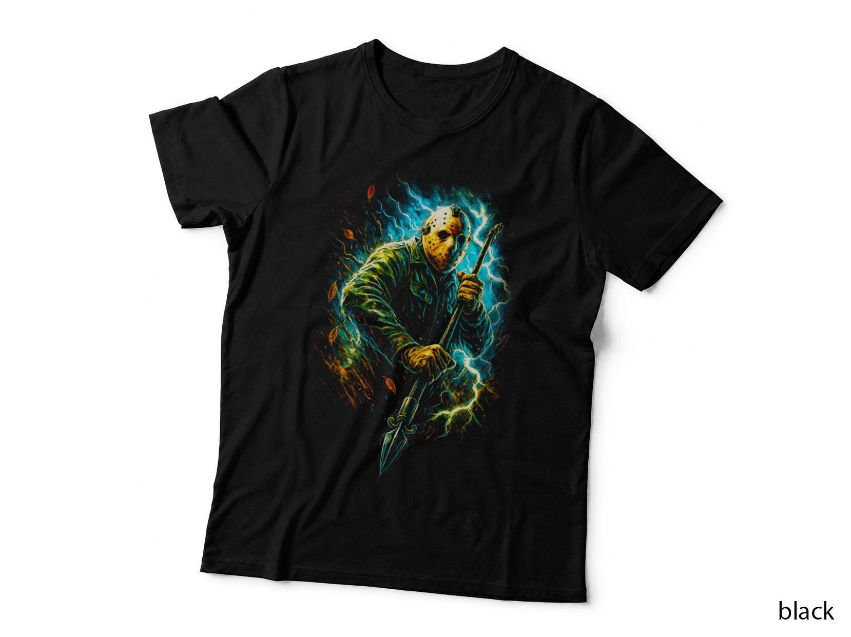 Horror Movie Villain T-Shirt, Halloween Costume, Dark Art Print