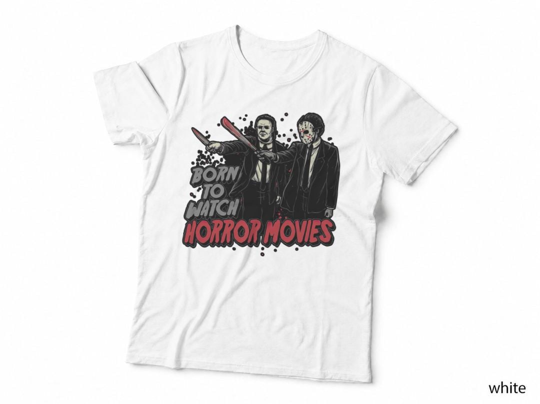 Horror Movie Villains T-Shirt, Halloween Slasher Tee, Gift for Horror Fans