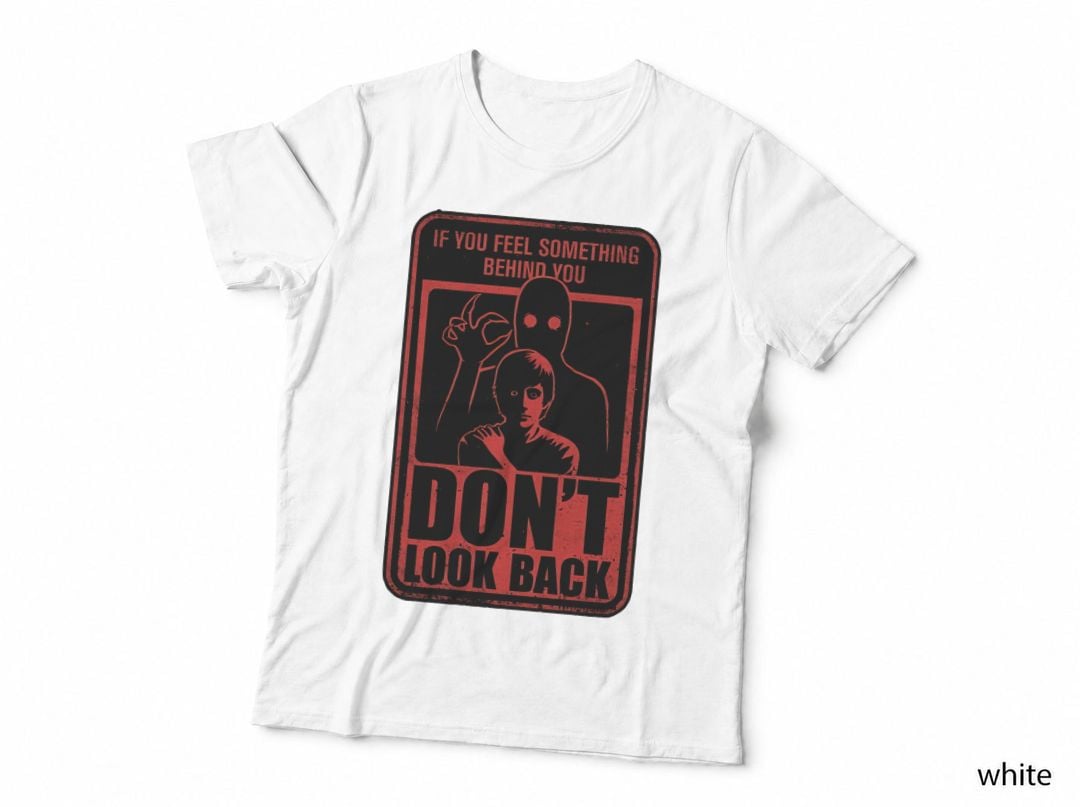 Horror Sign Following T-Shirt, Retro 80s Horror Tee, Gift for Horror Fans