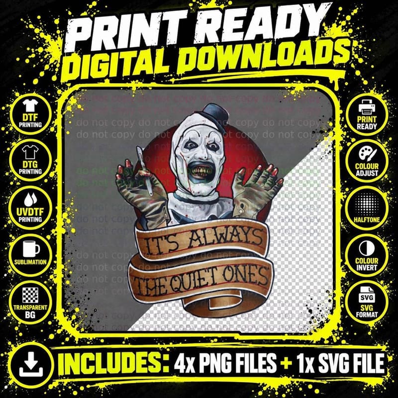 It's All We Have the Quiet Ones T-Shirt Png SVG Digital Bundle
