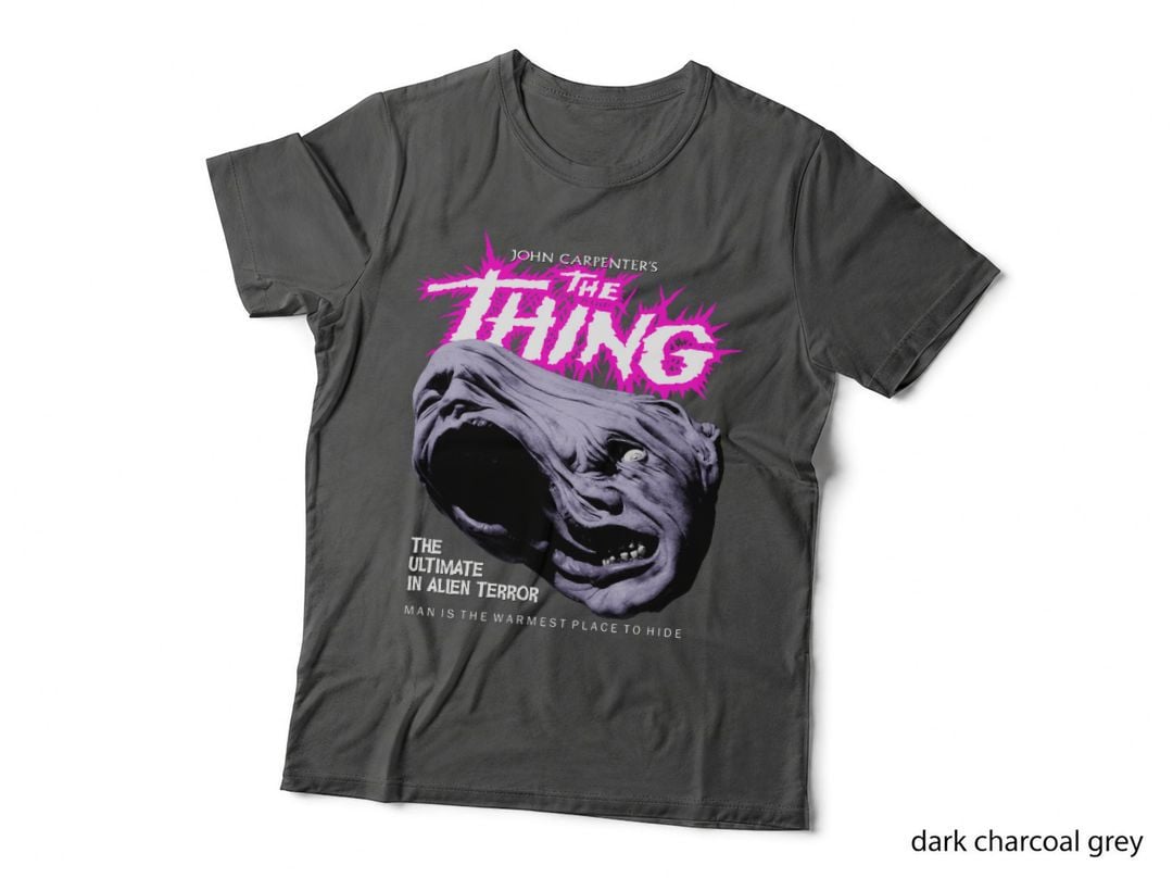 John Carpenter the Thing Tee, Alien Terror Movie Poster, Sci Fi Horror Cult