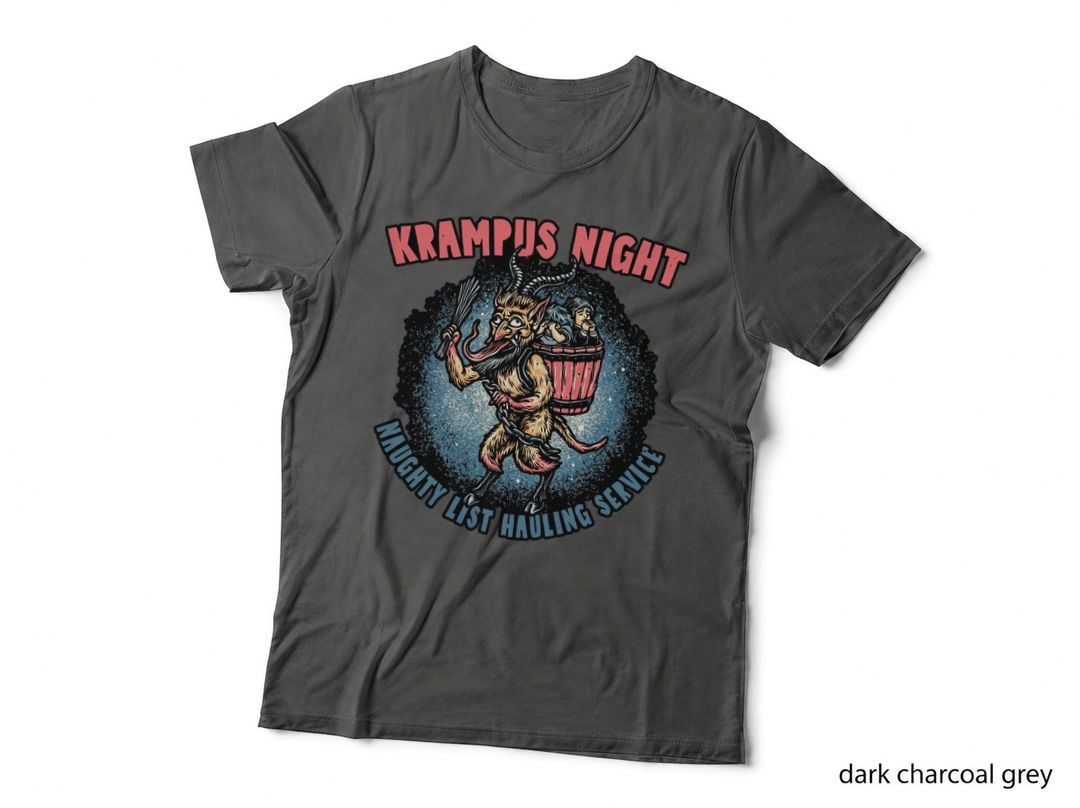 Krampus Night T-Shirt, Retro Horror Tee, Gift for Halloween Lovers