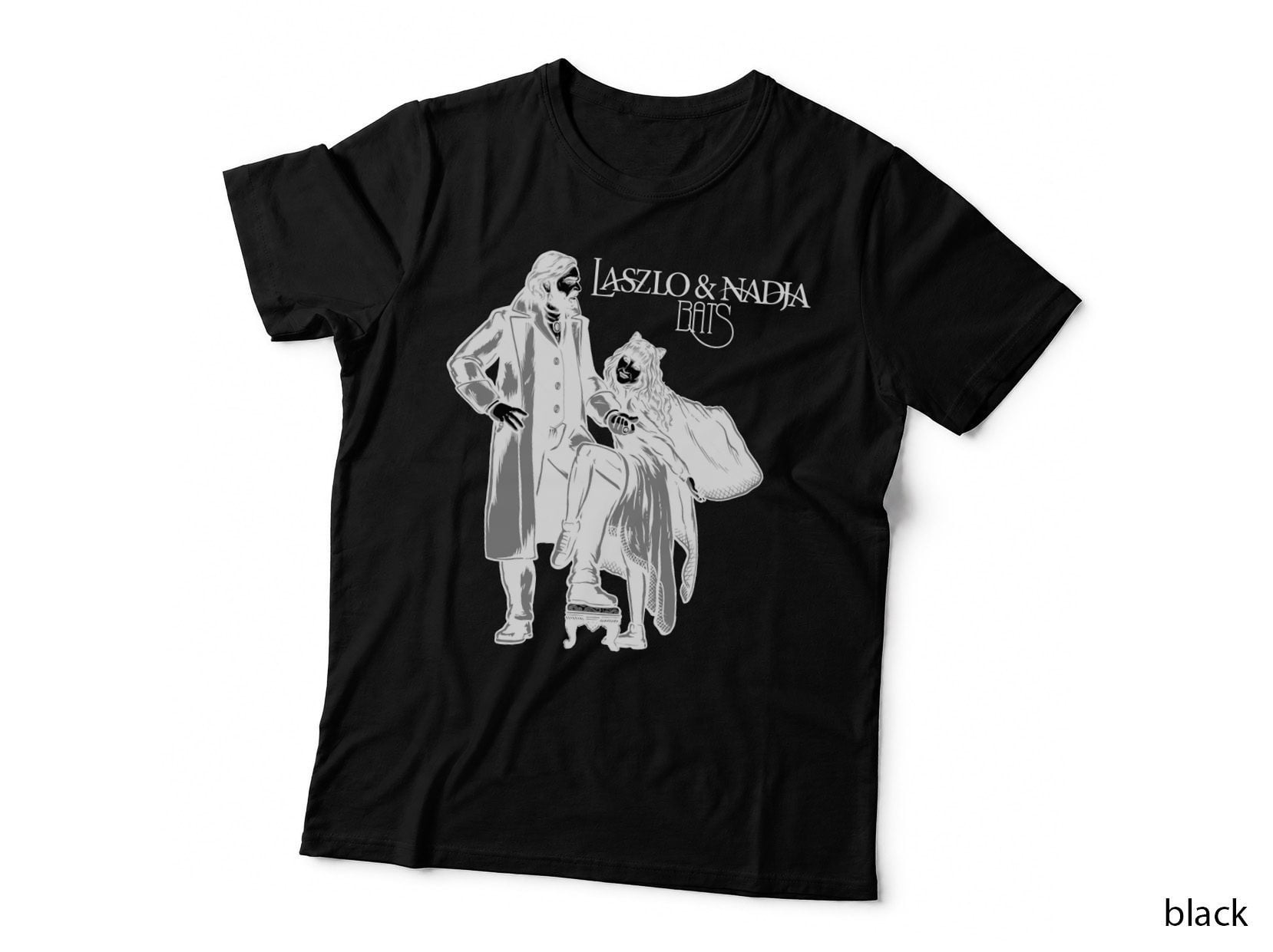Laszlo and Nadja Retro Gothic Vampire T-Shirt, What We Do Fans