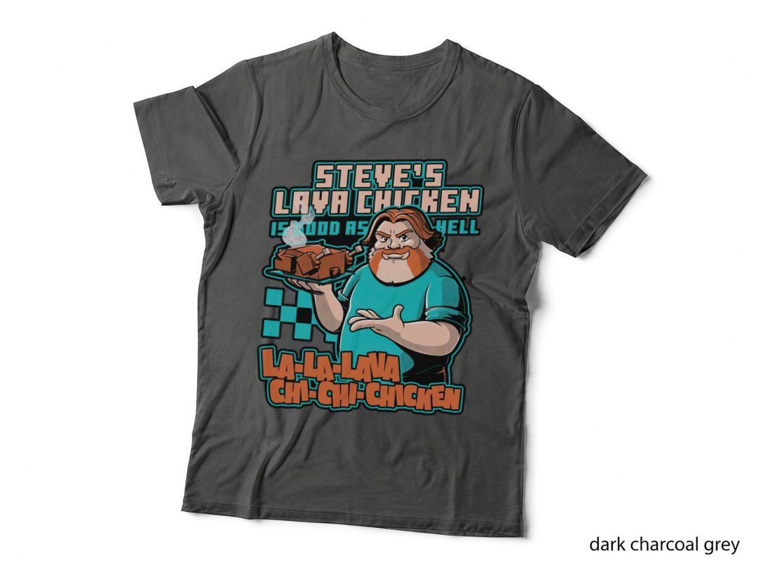Lava Chicken T-Shirt, Retro 80s Horror Tee, Gift for Foodies