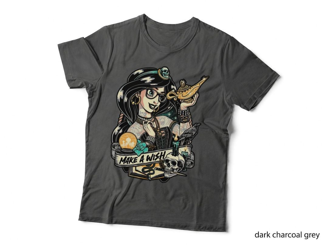 Make a Wish T-Shirt, Gothic Witch Tee, Gift for Witch Lovers
