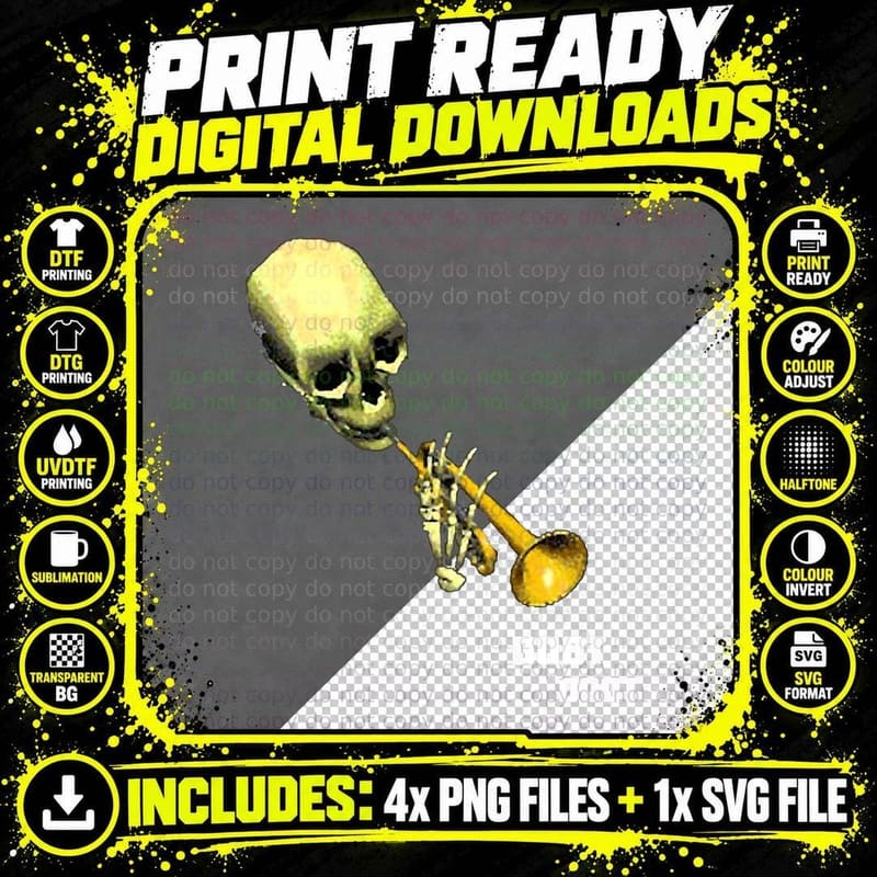 Mr Skeltal Doot Meme T-Shirt, Funny Humor Design Png SVG Digital Bundle