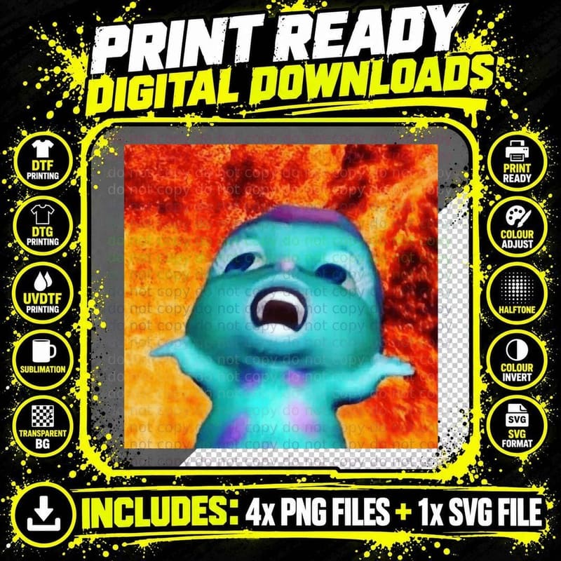 Pixar Monsters Inc Sulley T-Shirt, Halloween Horror Png SVG Digital Bundle