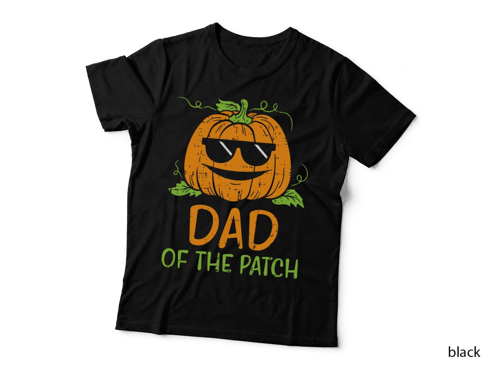 Pumpkin Dad of the Patch Halloween T-Shirt, Halloween Family, Daddy Papa Men