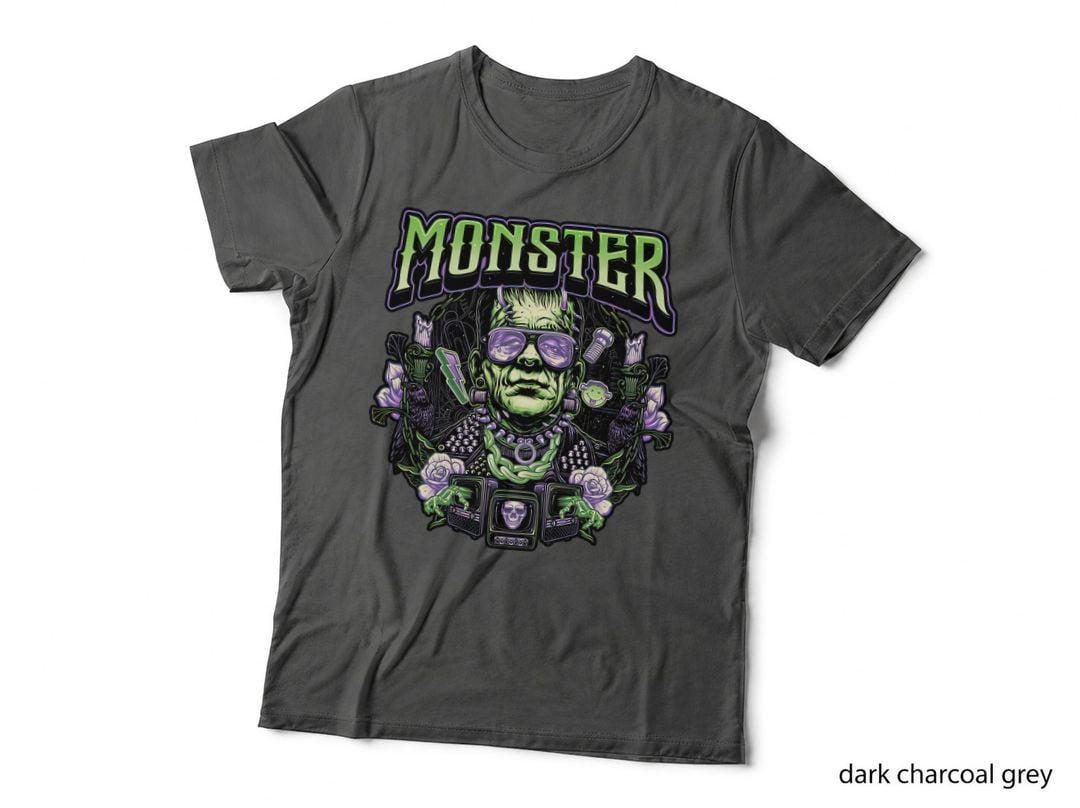 Punk Monster T-Shirt, Retro Horror Tee, Gift for Horror Fans