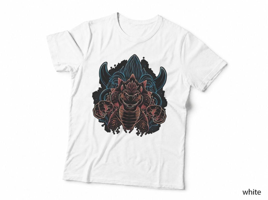 Red Demon T-Shirt, Retro Horror Tee, Gift for Horror Fans 2
