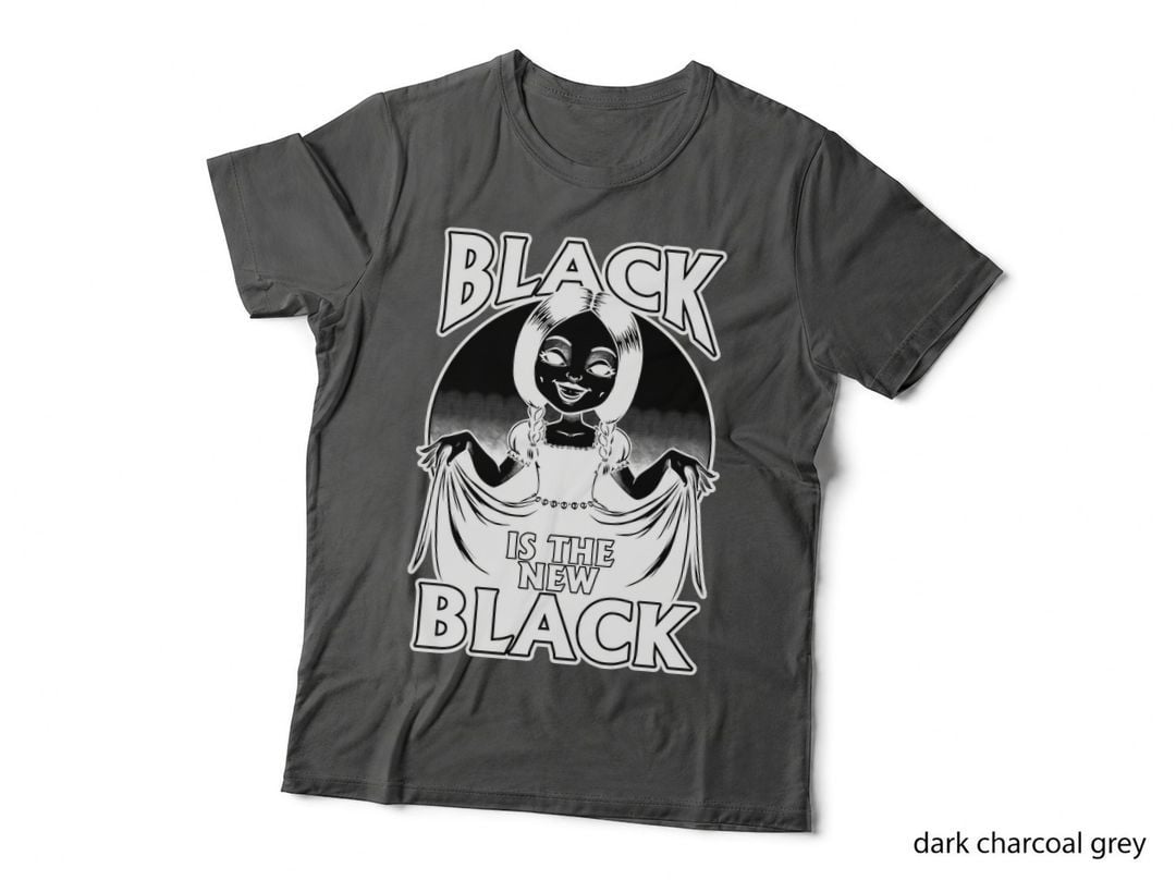 Retro 80s Horror Spooky Mysterious Dress T-Shirt, Gothic Dark Tee